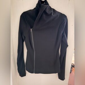Lululemon Black Asymmetrical Zip Jacket